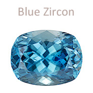 blue zircon gemstone december birthstone