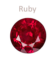 ruby gemstone, july birthstone