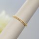 Diamond stackable Stuller ring in 14k yellow gold