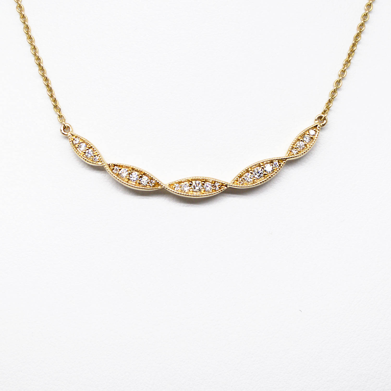 THE ALKEMISTRY 18kt yellow gold diamond necklace
