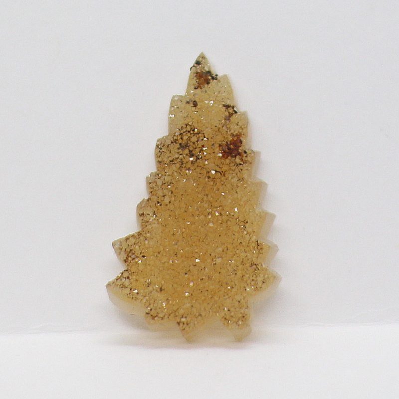 Brown Leaf Druzy