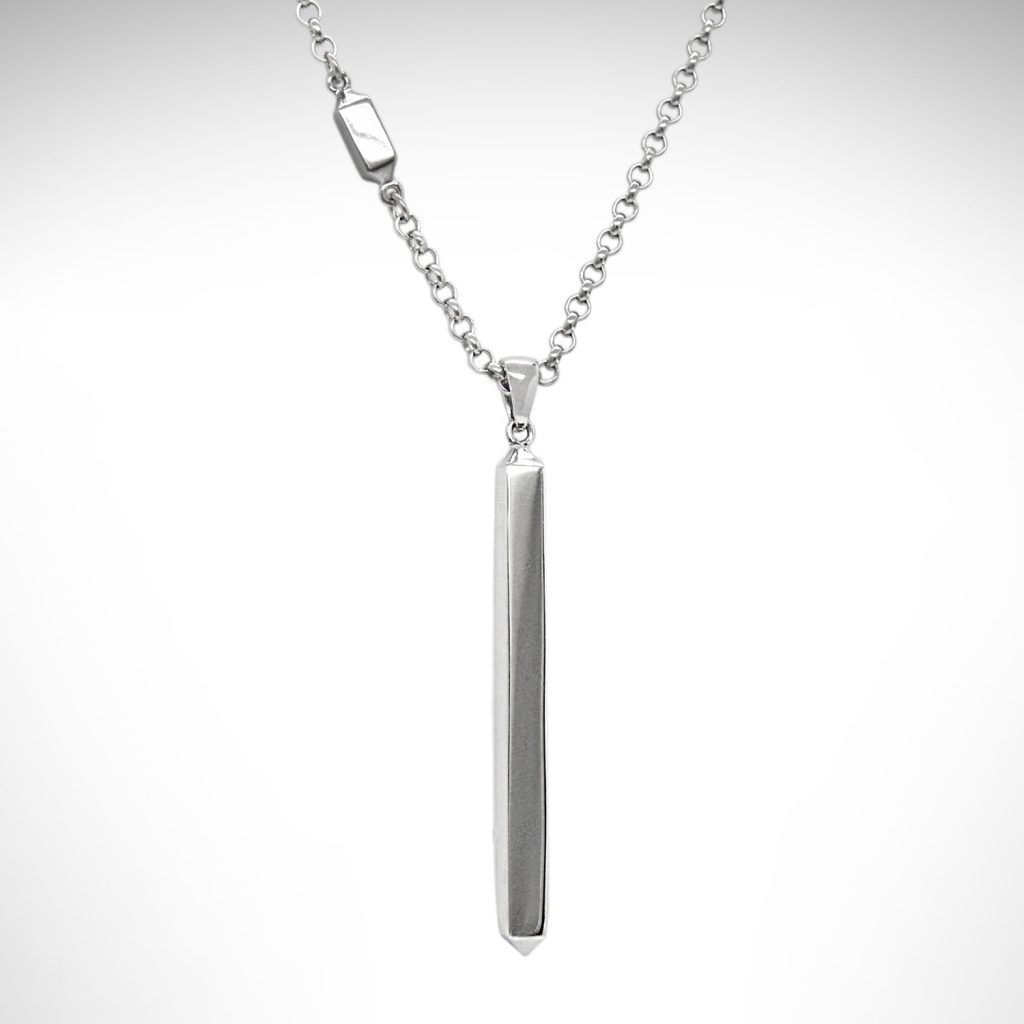 kit heath empire manhattan bar necklace, sterling silver long necklace